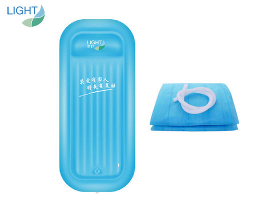 Складная неработающая ванна PVC взрослая раздувная помогает с устойчивым подушки холодное